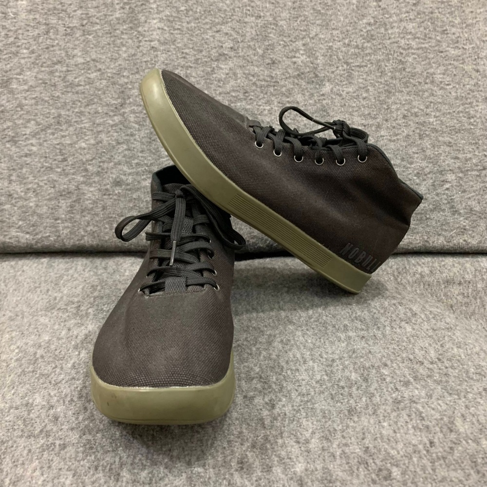 NOBULL Canvas Mid Trainer Espresso Olive Green Men 10 Women 11.5 Crossfit Lift